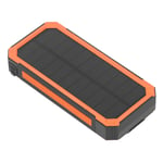 Solar Power Bank Orange 30000mAh 10W Wireless Charge PD Fast Charging SOS HG