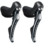 Shimano Ultegra R8000 Road Bike Gear Levers - 11 Speed Black / Pair Inner & Outer Cables