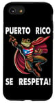 iPhone SE (2020) / 7 / 8 Puerto Rico Se Respeta Coqui Boricua Flag Superhero Case