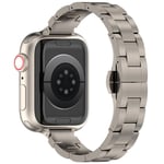 Slim Titanarmband Apple Watch Series 10 42mm titan