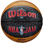 ballons de basket Unisexe, Wilson NBA Jam Outdoor Ball, Noir