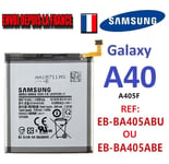 Batterie Originale Samsung Galaxy A40 (SM-A405F) EB-BA405ABE ABU Battery Akku