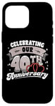 iPhone 16 Pro Max 40th Wedding Anniversary Celebrating 40 Years Matching Gift Case