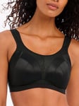 Freya Dynamic Non Wired Sports Crop Top Sports Bra, Black