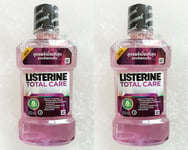 2 x New Listerine Mouthwash Mouth Wash # Total Care 6 in 1 250ml.