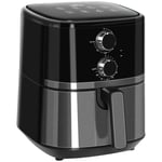 HOMCOM 4.5L Air Fryer - Healthy Cooking with 1500W Rapid Air Technology!