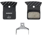 Geniune Shimano Spare L05A-RF disc pads & spring alloy back W cooling fins resin