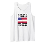 I Stand For The Flag Kneel Cross USA Light Débardeur