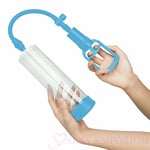 Blue Penis Pump For Men Vacuum Erection Enhancer Cock Enlarger Stretcher Powerup