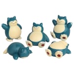 \"Poké-mon 1.18\""\"" Snorlax Figurer Leksaker，5 st/förpackning\"" [kk] As shown"