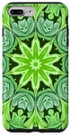 iPhone 7 Plus/8 Plus Ailanthus Leaves Pattern Design Cut Out Lime And Tea Case