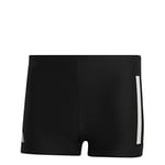 adidas Bold 3-Stripes Boxers de bain, Black/White, L-XL