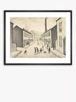 John Lewis LS Lowry 'North James Henry Street, Salford' Framed Print & Mount, 42 x 52cm, Grey