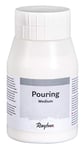 Rayher 38350000 Pouring Medium, 1 bouteille de 500ml, medium de lissage pour technique Pouring, fluidifiant pour peinture acrylique, art abstrait et créatif, effets marbrés