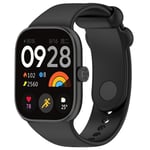 Silikonarmband Xiaomi Redmi Watch 4 svart