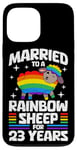 iPhone 13 Pro Max 23 Years Married Gay Lesbian LGBTQ 23rd Wedding Anniversary Case