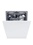 Haier Washlens Plus Xs 6B0S3Fsb-80 Full Size Fully Integrated 16-Place Dishwasher, Wifi, B Rated - Black - Dishwasher Only