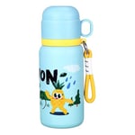 EACHPT Kids Water Bottles,Stainless Steel Water Bottle Kids,Metal Vacuum Small Flask Keeps Cool for 12h & Warm for 6h for Boys Girls Toddlers Children,Leakproof,BPA Free,Carry Handle, 450ml