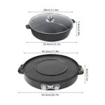 (Prise US 110V)Household Smokeless Cooking Electric Barbecue Grill Machine SG