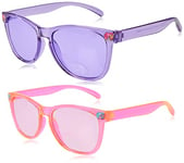 NAME IT Fille NKFMYXONA MTV Sunglasses CPLG Lunettes de Soleil, Sand Verbena/Pack:2PK Sand Verbena+KNOUCKOUT Pink, Taille Unique