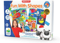 The Learning Journey Match It Fun with Shapes 24-Piece Jigsaw Game