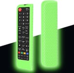 Hydream Housse Coque en Silicone pour Samsung TV Télécommande BN59 Series, Antichoc Antidérapant Remote Case Cover Étui de Protection pour Samsung TV Télécommande (Glow Green)