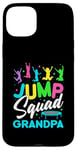 iPhone 15 Plus Jump Squad Grandpa Trampoline Bounce Birthday Trampolining Case