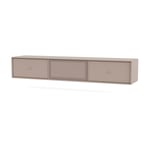 Montana - OCTAVE V TV Bench, 04-Suspensionrails, 137 Mushroom - Hyllor och hyllsystem - Peter J. Lassen - Beige - MDF