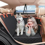 Euqvunn Protection Coffre Voiture Chien avec Fond Rigide [Taille Plus Large et Clip en métal] Housse Voiture Chien, Imperméable Protection Siege Voiture Chien Universel pour Voitures, SUV, coffres