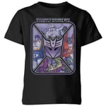 Transformers Decepticons Kids' T-Shirt - Black - 7-8 Years