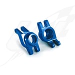 FR- Traxxas Portamozzi Posteriori Maxx Alluminio Blu (2) - 8952X