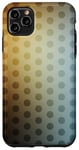 Coque pour iPhone 11 Pro Max Jaune, turquoise, pois dégradés