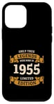 Coque pour iPhone 12 mini Les légendes sont nées en 1955 Vintage 70e anniversaire