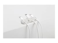 Bluelounge Cabledrop Multi, Kabelhållare, Skrivbord, Termoplastisk Polyuretan (Tpu), Vit