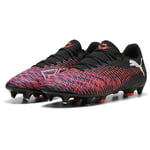 PUMA Mixte Future 8 Play MXSG Chaussure de Football, Black White-Glowing Red, 47 EU