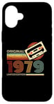 Coque pour iPhone 16 Plus Retro Limited Edition 1979 Cassette Tape 46th Birthday