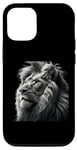 Coque pour iPhone 12/12 Pro T-shirt Majestic Lion Art - Motif lion