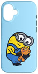 Coque pour iPhone 16 Minions Cute Bob Favorite Teddy Bear Portrait