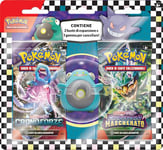 Pokémon Pack avec Gomme à Effacer Retour à l'école du GCC Bellibolt (Une Gomme à Effacer et Deux enveloppes d'expansion), édition en Italien