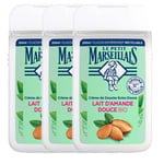 Le Petit Marseillais Crème de Douche Extra Douce Lait D’Amande BIO Gel(S) 3x250 ml