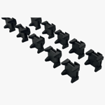 Trak Racer Set of 10 Cable Management Clips with 10 Cable Ties