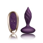 Rocks Off Petite Sensations Desire Butt Plug Purple Remote Control Anal Sex Toy