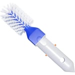 Brosse d'angle pour piscines, spas, marches et carrelages, nettoyage de piscine, coins spa, pour récurer les coins piscine et spa