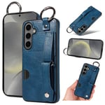 Samsung Galaxy S24+      Hand Strap PU Card Case    Navy