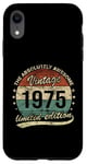 Coque pour iPhone XR 50 ans anniversaire awesome millésime 1975 homme et femme