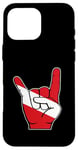 Coque pour iPhone 16 Pro Max Accessoires de plongée sous-marine Drapeau de plongée Rock On Funny Scuba Diving