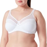 DIM Avec Armatures Generous Coton Bio x1 Soutien-Gorge Femme, Blanc, 85C