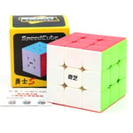 QiYi-Cube magique professionnel sans autocollant pour enfants,Speedvinvin Kokor S,casse-tête de vitesse 3x3,3x3,jeux - Type Stickerless