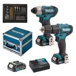 MAKITA MACHINES Pack Perceuse / Visseuse CLX228SAX2 Li-ion 10,8V (3x2Ah)