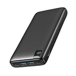 A ADDTOP Power Bank Portable Charger - 26800mAh High Capacity 22.5W Fast Charging Power Bank 20W PD USB C External Battery Pack with 4 Outputs and LCD Display for Smartphone, Tablets